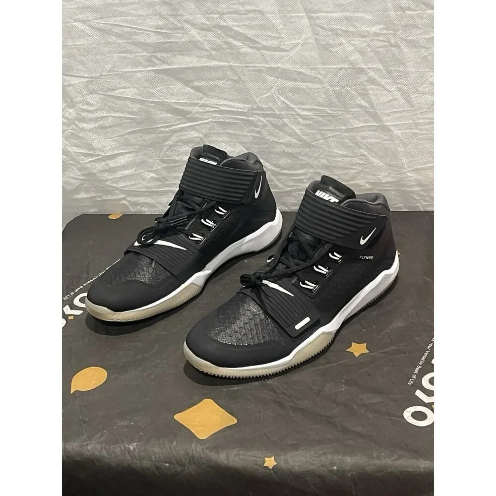 New Men’s 13 Nike Football Turf Black Alpha Menace Force Savage AQ8130-001